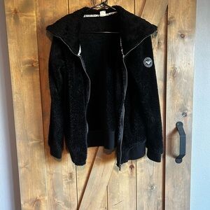 Roxy Black Fleece Jacket